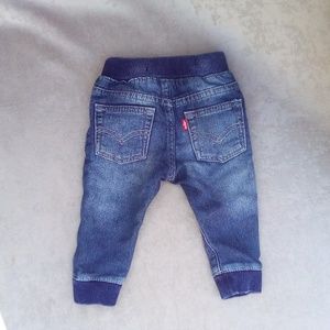 Levis denim knit joggers size 12 months